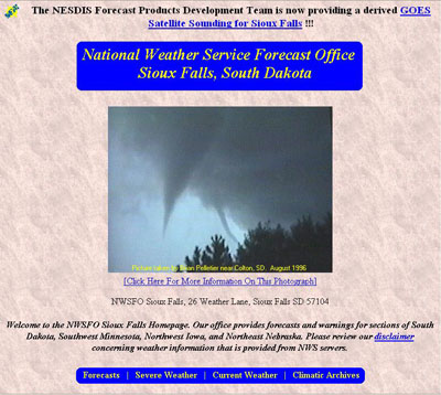 NWS Sioux Falls circa 1997