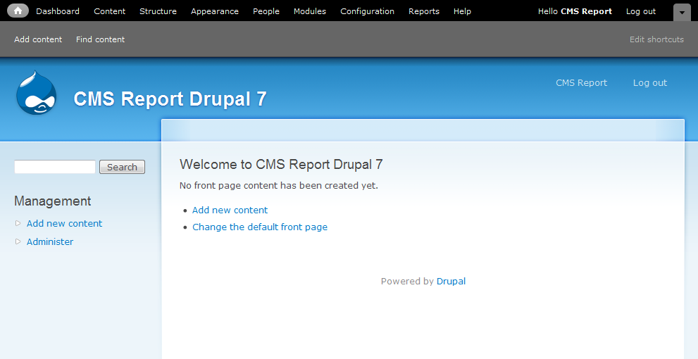 Welcome to Drupal 7