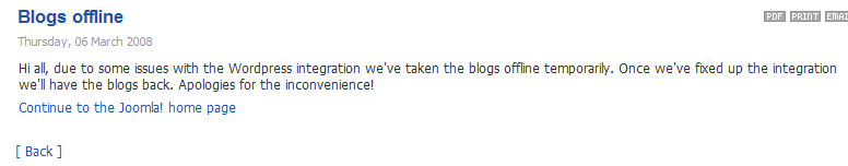 Joomla Blog