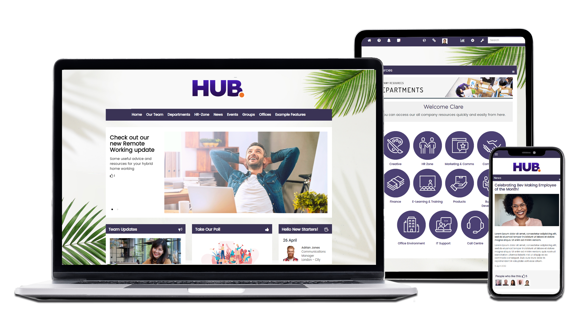 hub intranet software