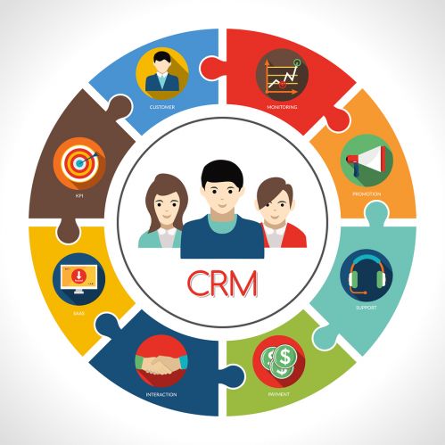 CRM Concept Illustration